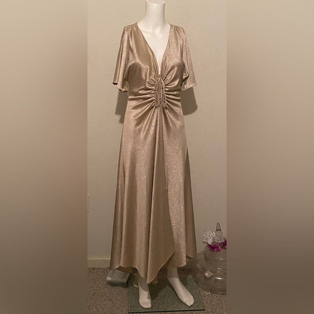 Taylor evening gown, sz 8, long, light and flowing